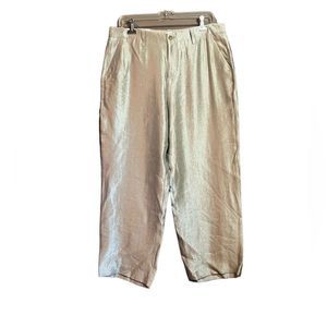 GAP Silver Ankle Cropped Pants